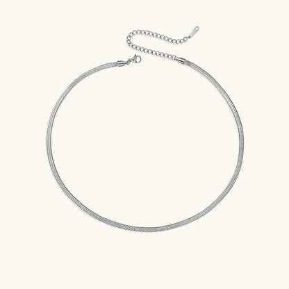[Royal&Vicky]Elizabeth Gold Herringbone Necklace