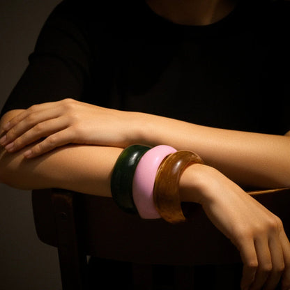[Royal&Vicky]Julianna Sculpted Autumn Bangles