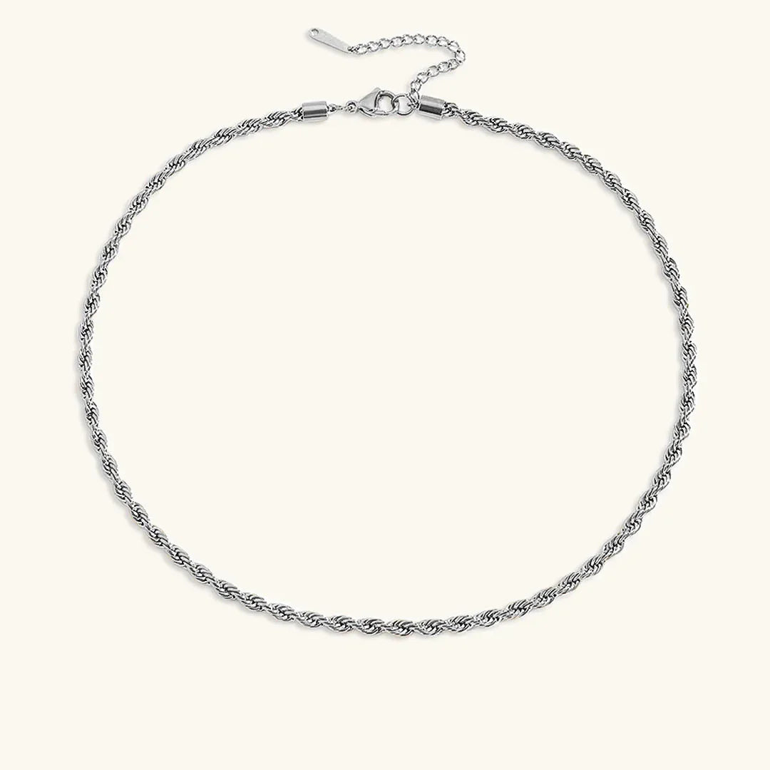 [Royal&Vicky]Bianca Rope Chain Gold Necklace