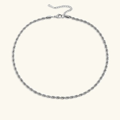 [Royal&Vicky]Bianca Rope Chain Gold Necklace