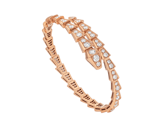 [Super]SERPENTI BRACELET 6.8MM PINK GOLD DIAMOND
