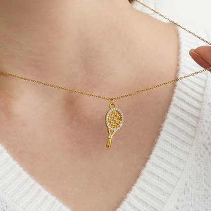 [Royal&Vicky]Aces Gold Tennis Pendant