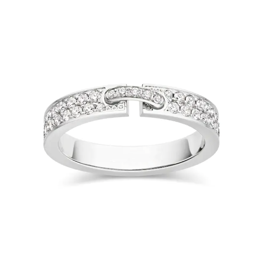 [Royal&Vicky]ALLIANCE LIENS VIDENCE PAVED DIAMOND 4MM RING