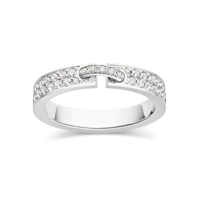 [Royal&Vicky]ALLIANCE LIENS VIDENCE PAVED DIAMOND 4MM RING