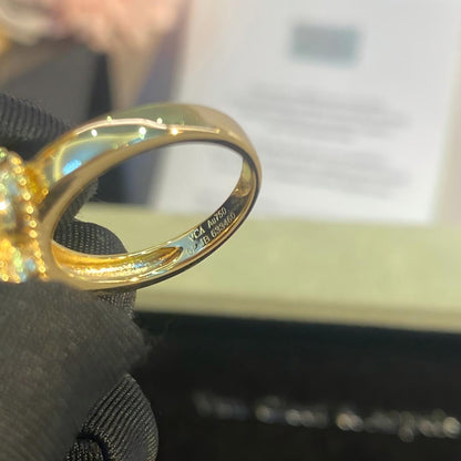 [Royal&Vicky]NEW CLOVER PINK ENAMEL RINGS