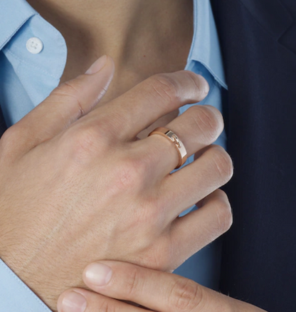 [Royal&Vicky]ALLIANCE LIENS VIDENCE 4MM RING