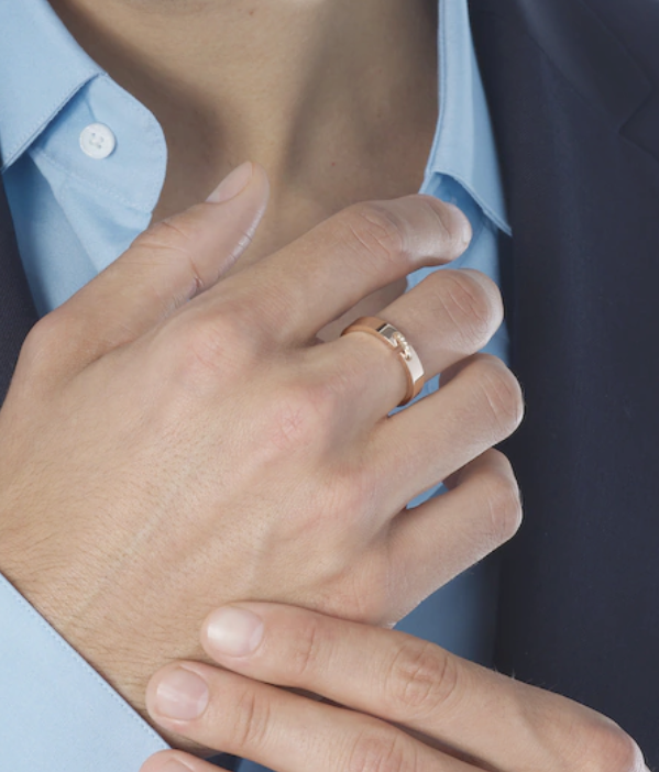 [Royal&Vicky]ALLIANCE LIENS VIDENCE DIAMOND 4MM RING