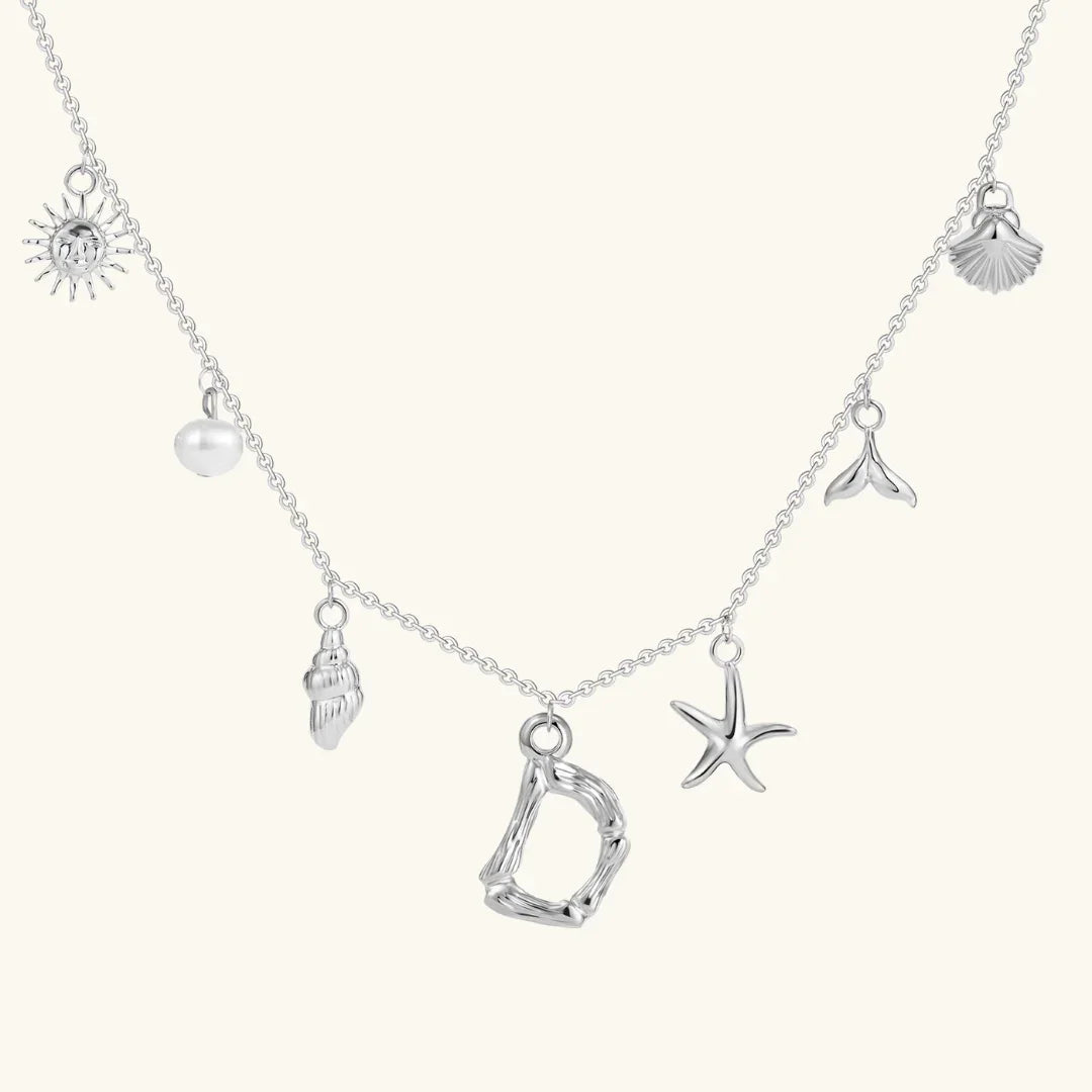 [Royal&Vicky]Avaria Ocean Initial Necklace