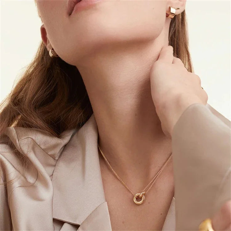 [Royal&Vicky]Harper Gold Chain Necklace
