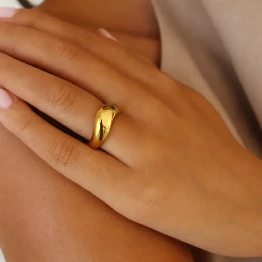 [Royal&Vicky]Lana Formless Gold Ring