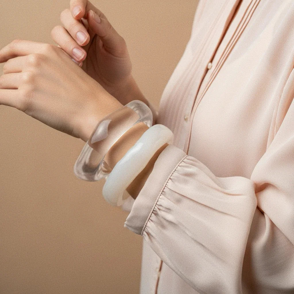 [Royal&Vicky]Avaria Acrylic Bangle