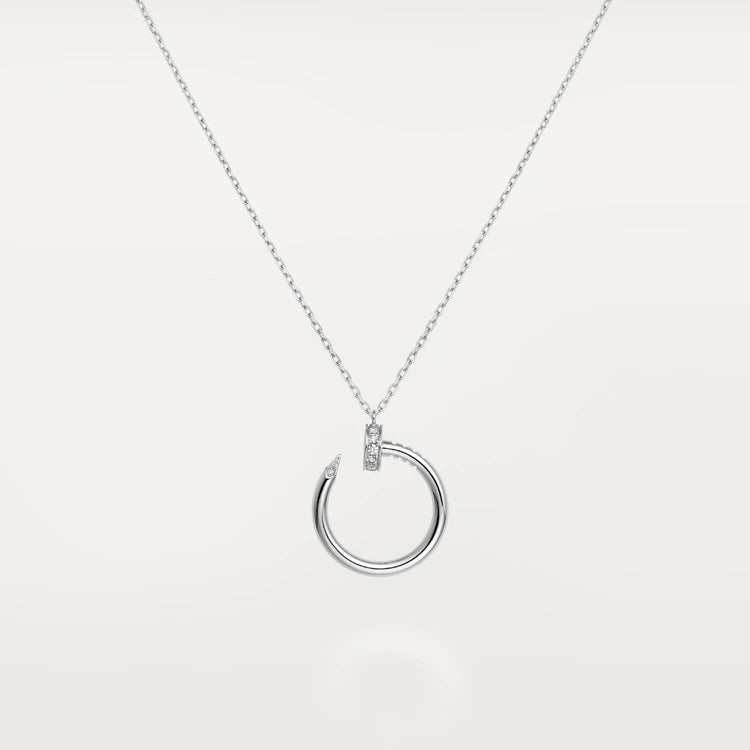 [Royal&Vicky]JUSTE NECKLACE SILVER