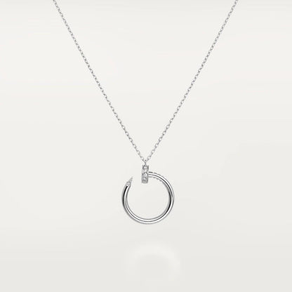 [Royal&Vicky]JUSTE NECKLACE SILVER
