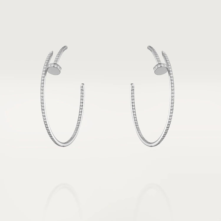 [Royal&Vicky]JUSTE EARRINGS FULL DIAMONDS 1.8MM