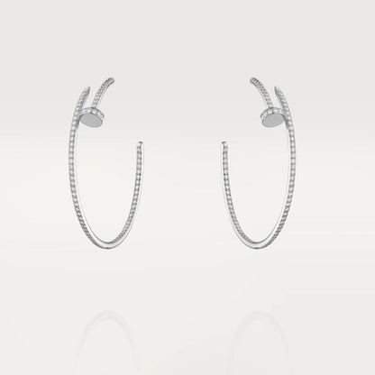 [Royal&Vicky]JUSTE EARRINGS FULL DIAMONDS 1.8MM