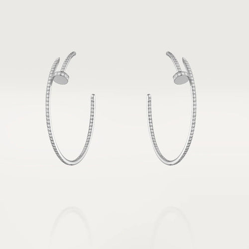 [Royal&Vicky]JUSTE EARRINGS FULL DIAMONDS 1.8MM