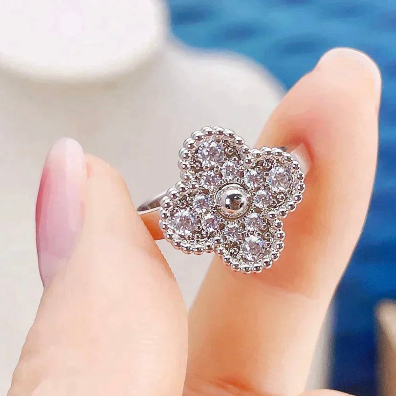 [Royal&Vicky]CLOVER DIAMOND RING