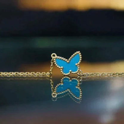 [Royal&Vicky]BUTTERFLY TURQUOISE BUTTERFLY BRACELET