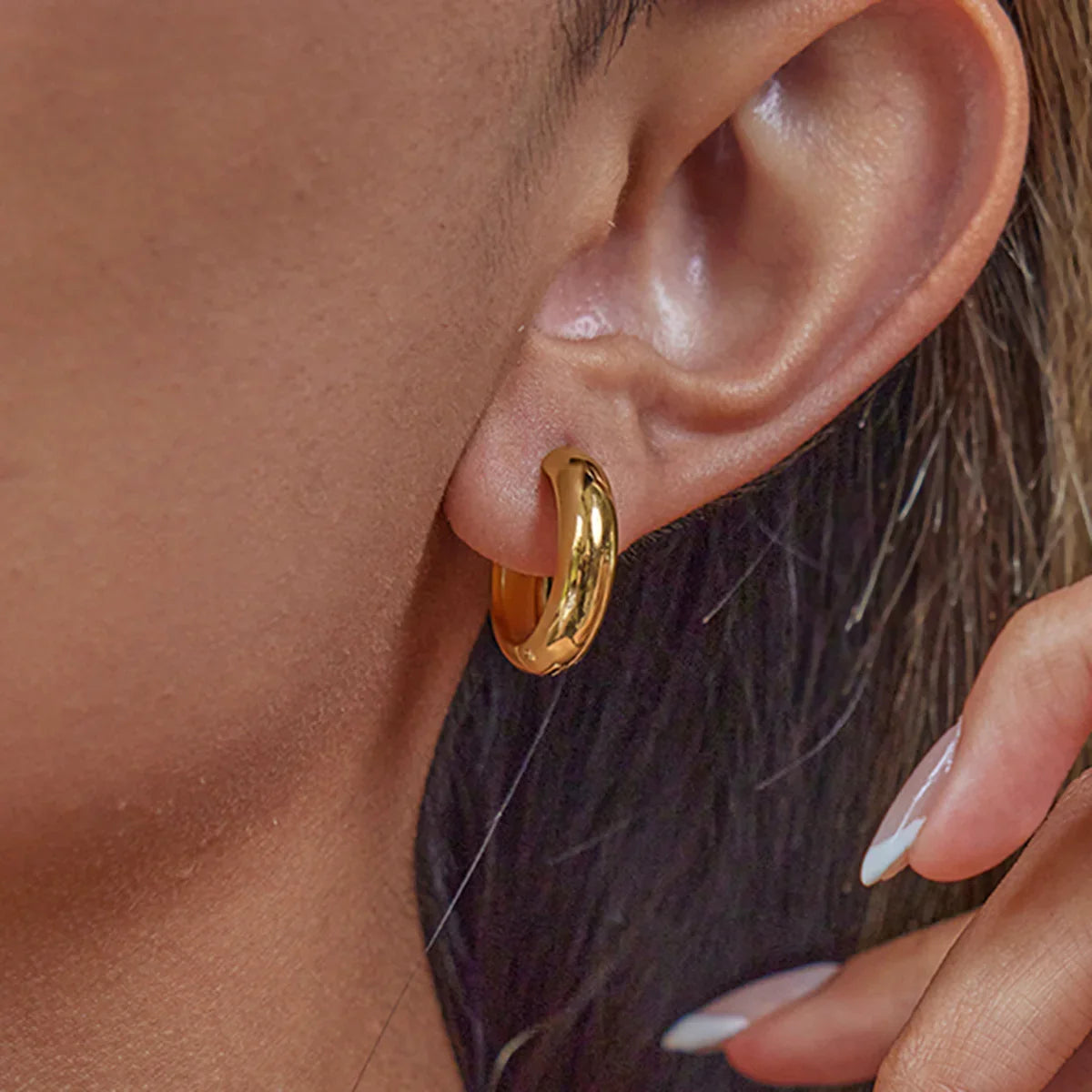 [Royal&Vicky]Clarabelle Staple Gold Hoops Bundle