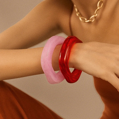 [Royal&Vicky]Avaria Acrylic Bangle