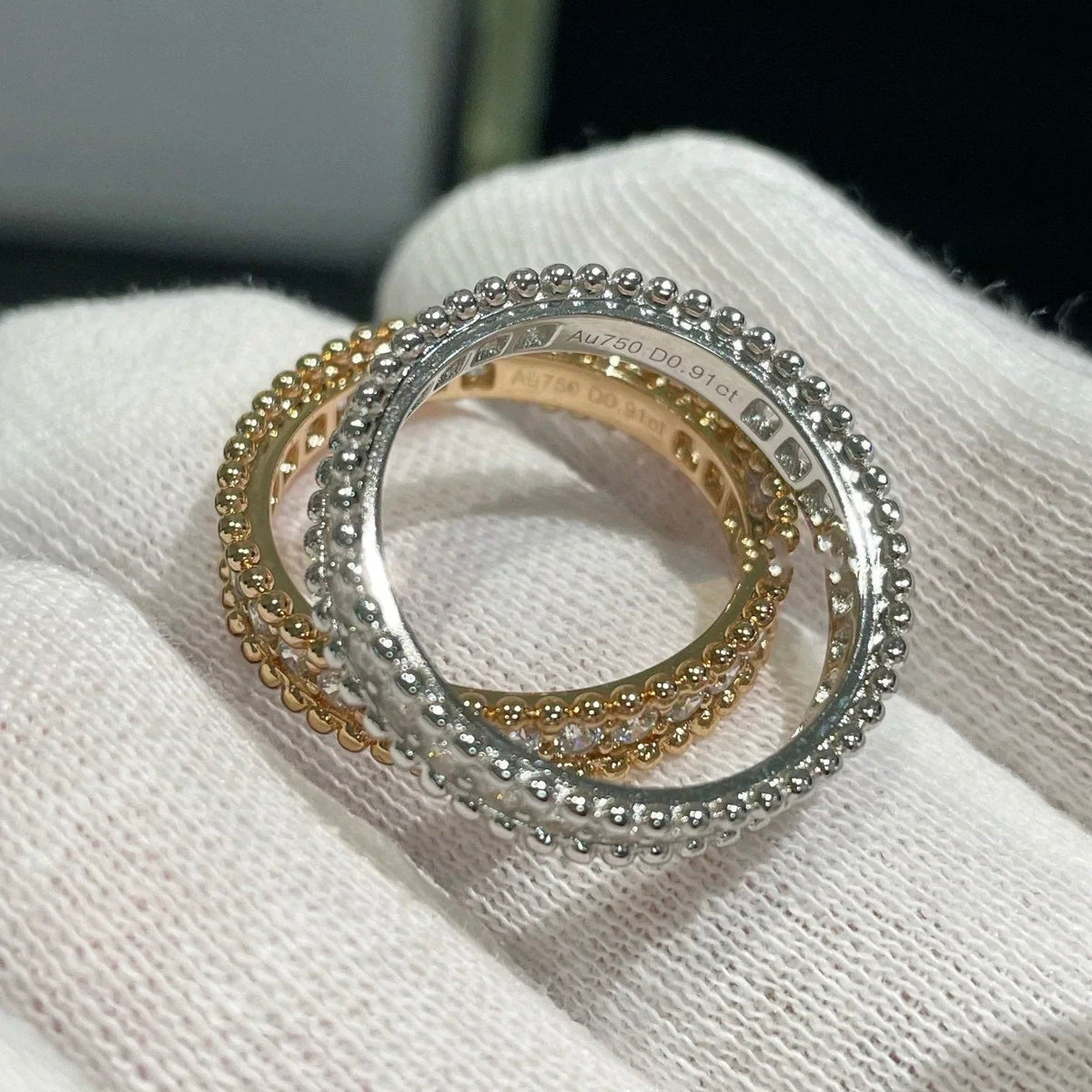 [Royal&Vicky]PERLEE DIAMOND ROSE GOLD RING