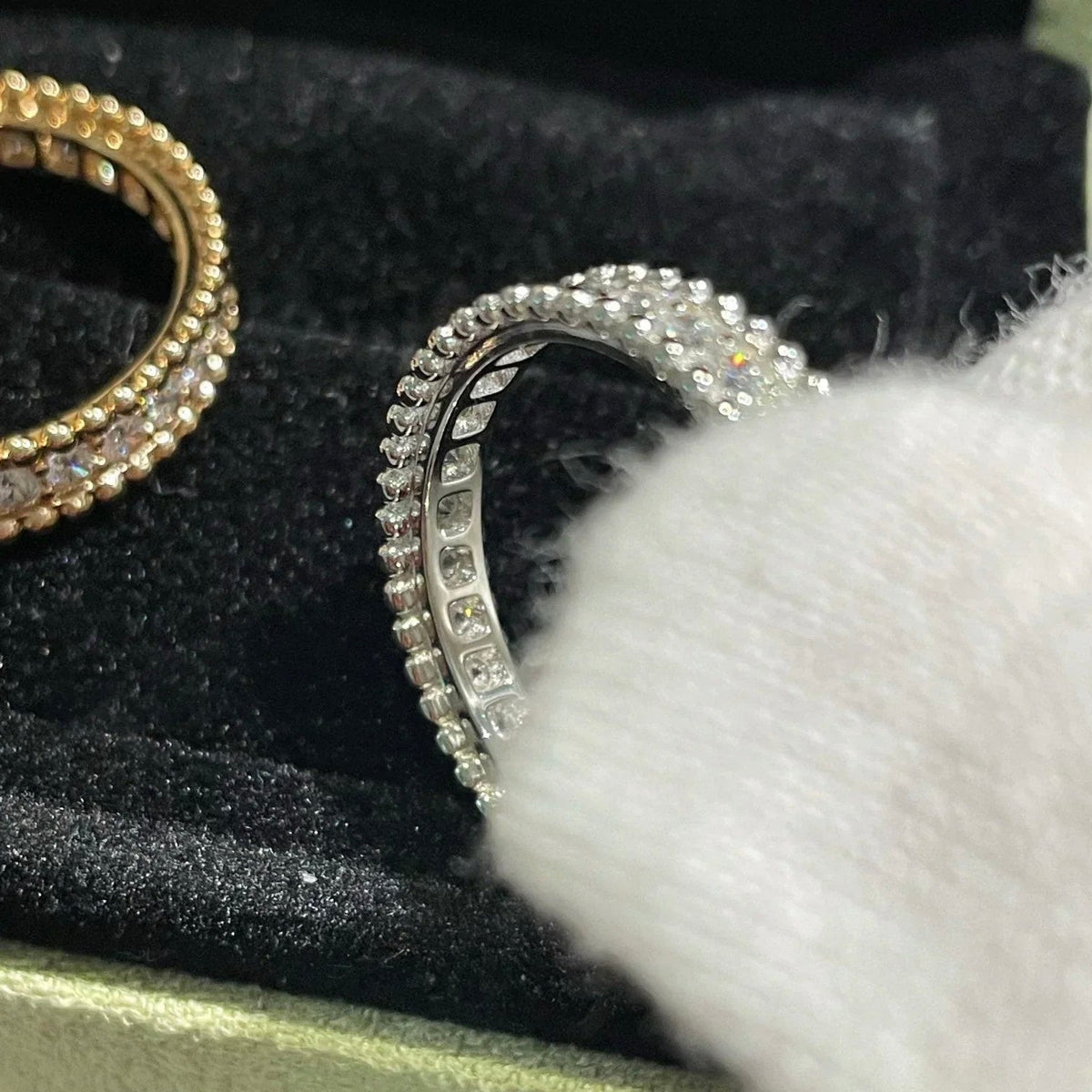 [Royal&Vicky]PERLEE DIAMOND ROSE GOLD RING