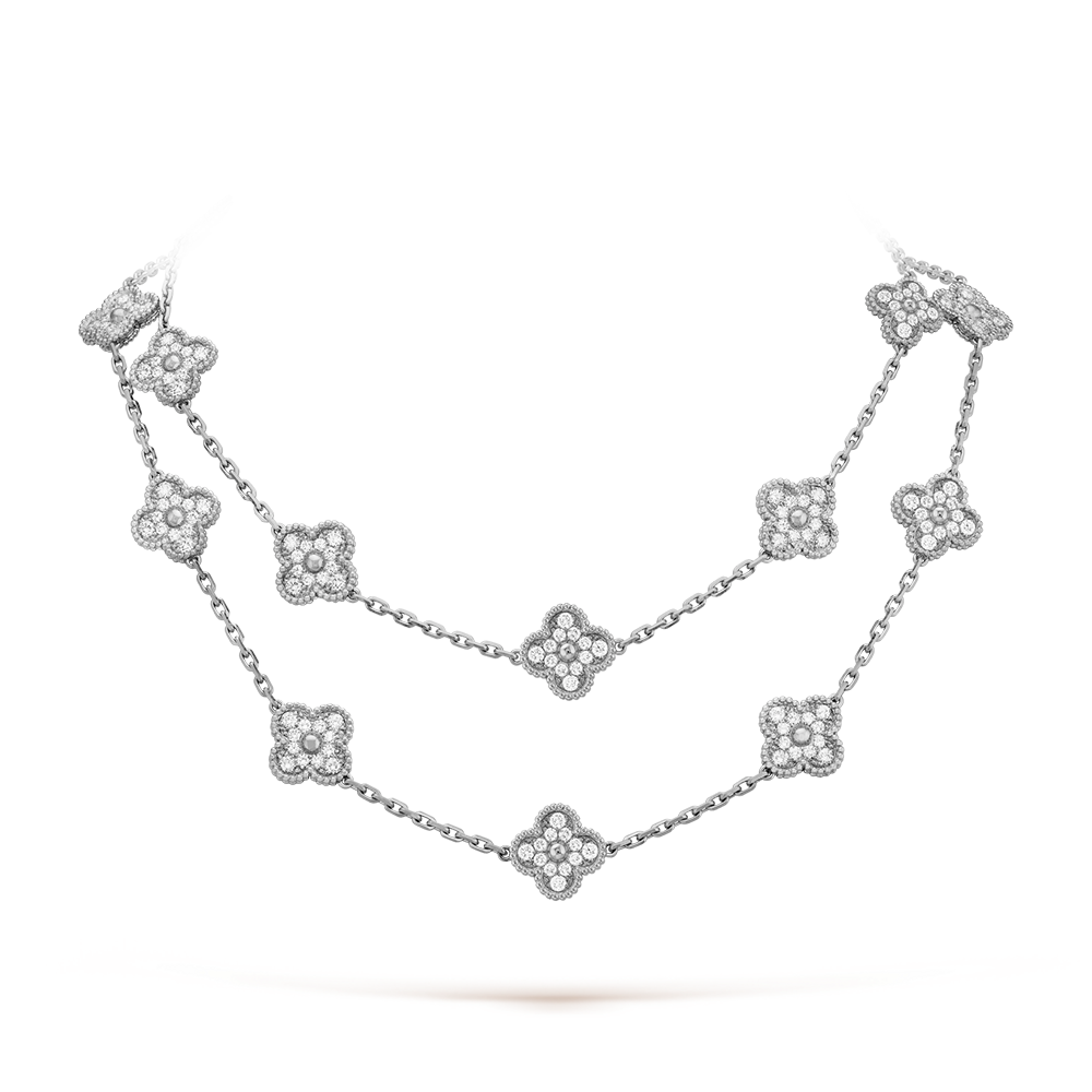 [Royal&Vicky]CLOVER 20 MOTIFS DIAMOND SILVER