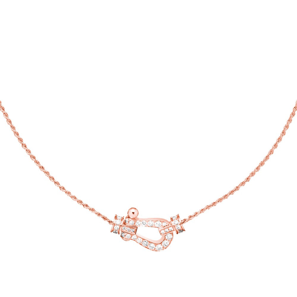 [Royal&Vicky]FORCE 10 PINK GOLD DIAMOND NECKLACE
