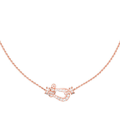 [Royal&Vicky]FORCE 10 PINK GOLD DIAMOND NECKLACE