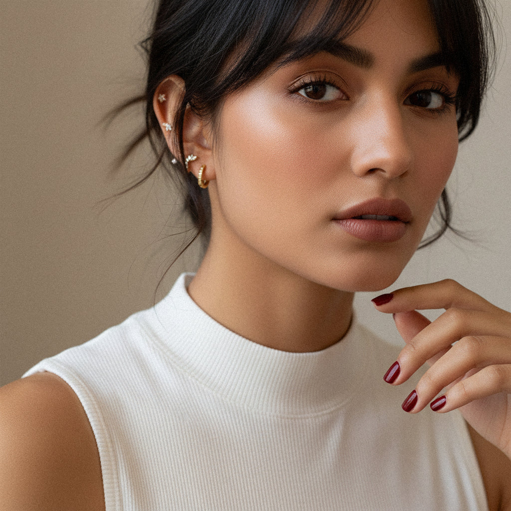 [Royal&Vicky]Essential Diamond Earrings Bundle