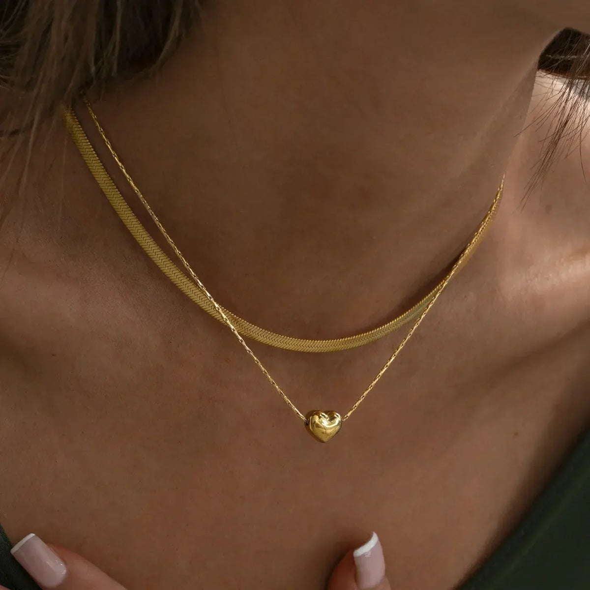 [Royal&Vicky]Jessica Gold Necklace