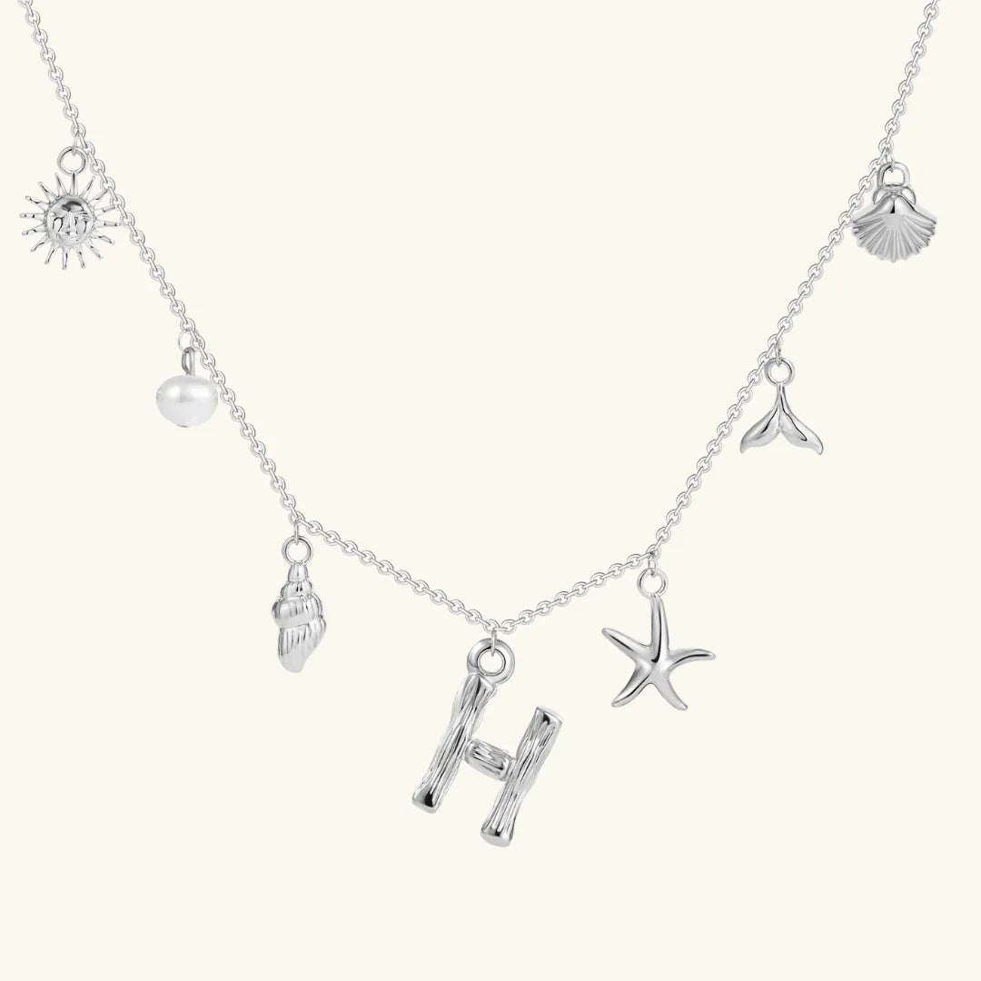 [Royal&Vicky]Avaria Ocean Initial Necklace