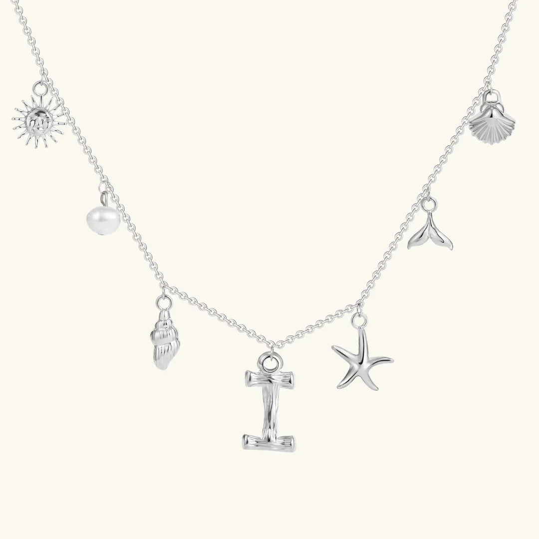 [Royal&Vicky]Avaria Ocean Initial Necklace