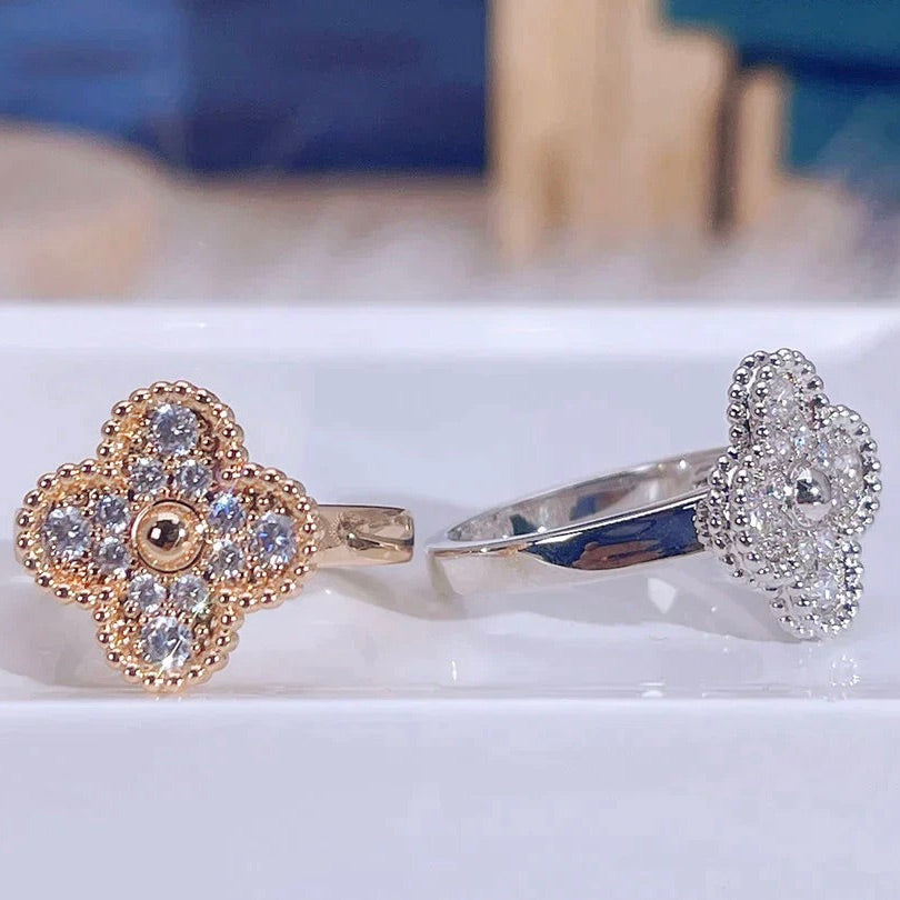[Royal&Vicky]CLOVER DIAMOND RING