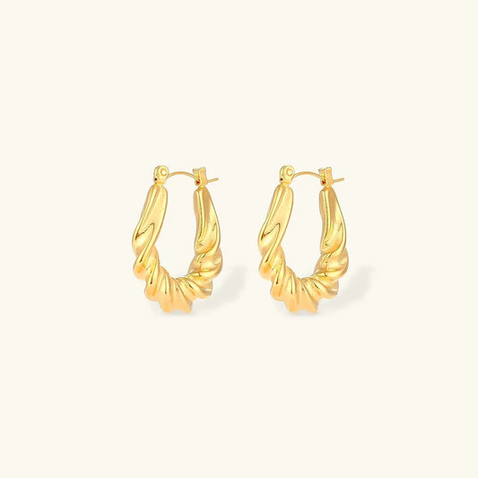 [Royal&Vicky]Adaline ツイストフープイヤリング
