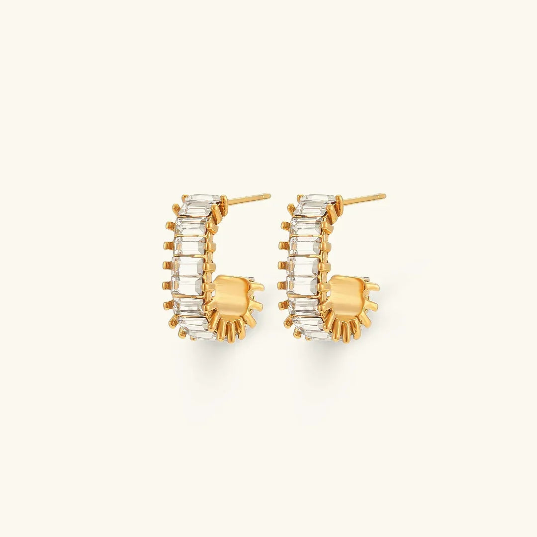 [Royal&Vicky]Agnes Diamond Earrings