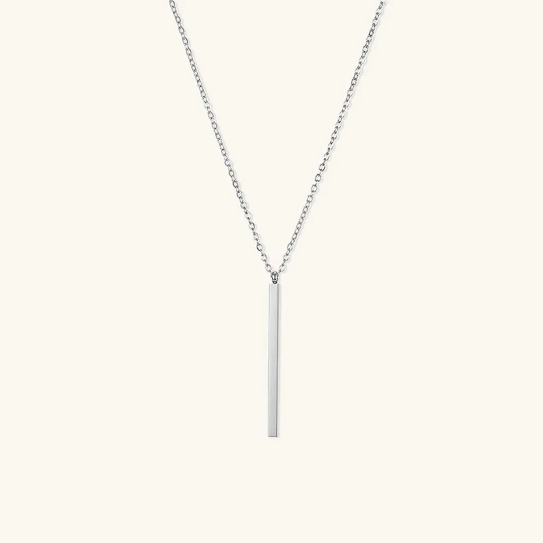 [Royal&Vicky]Allison Gold Bar Necklace
