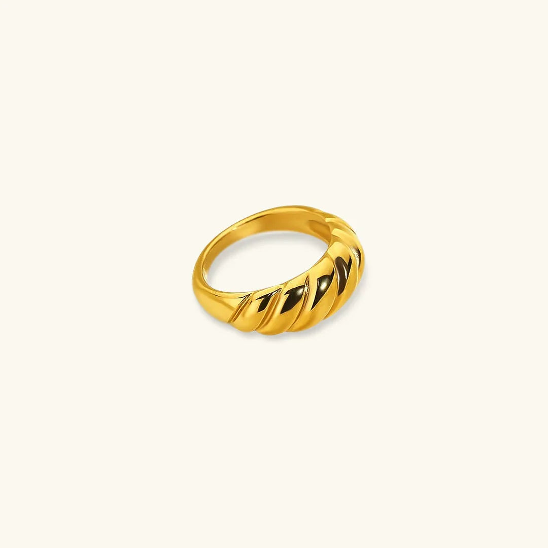 [Royal&Vicky]Amaia Gold Croissant Ring
