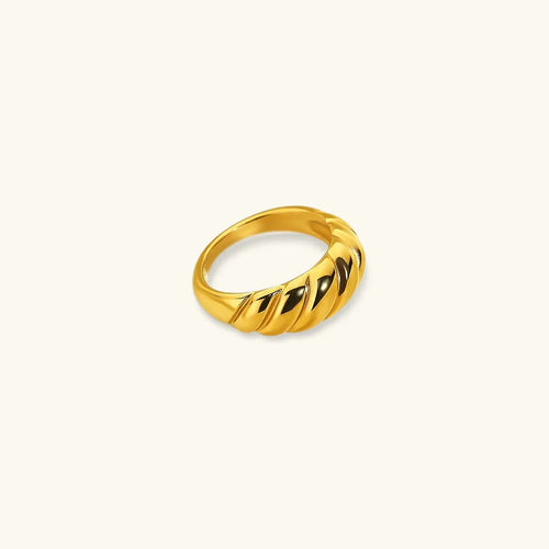 [Royal&Vicky]Amaia Gold Croissant Ring