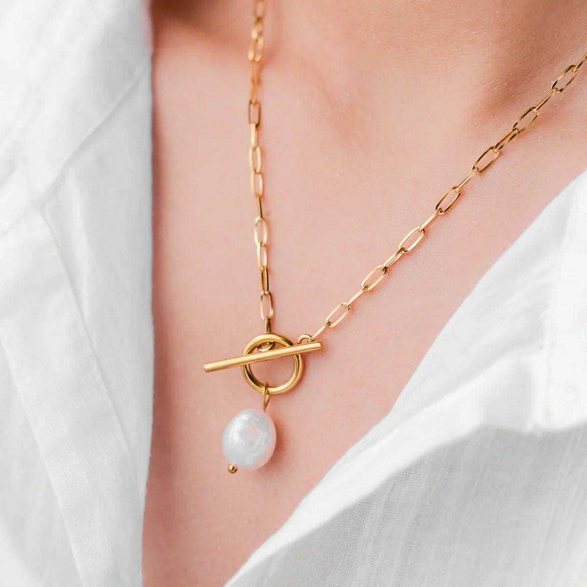 [Royal&Vicky]Aphrodite Freshwater Pearl Necklace
