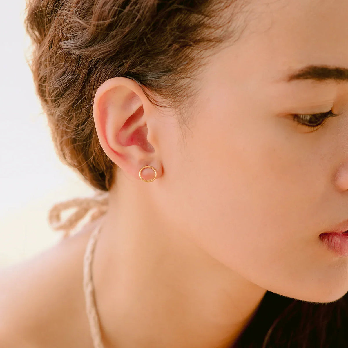 [Royal&Vicky]Aureole Gold Earrings