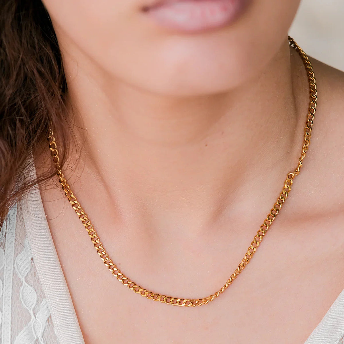 [Royal&Vicky]Avana Gold Chain Necklace