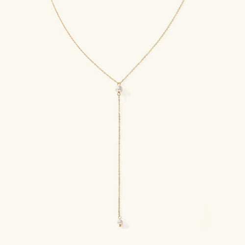 [Royal&Vicky]Beatrice Pearl Tassel Necklace