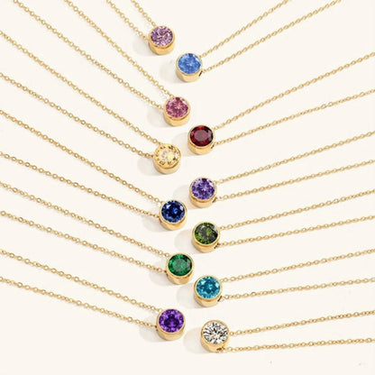 [Royal&Vicky]Amelia Birthstone Necklace