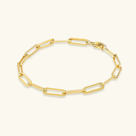 [Royal&Vicky]Eloise Gold Paperclip Bracelet