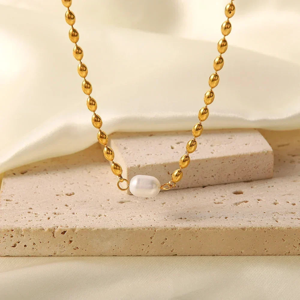 [Royal&Vicky]Neptune Freshwater Pearl Necklace