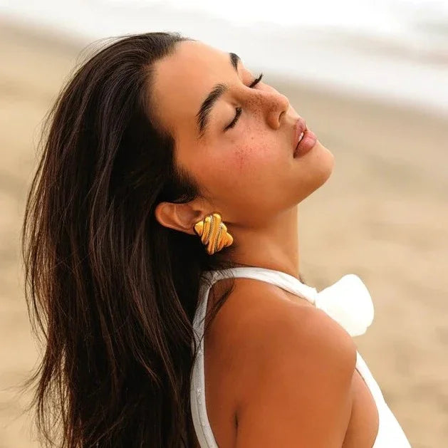 [Royal&Vicky]Pippa Gold Earrings