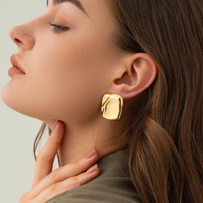 [Royal&Vicky]Poppy Gold Earrings