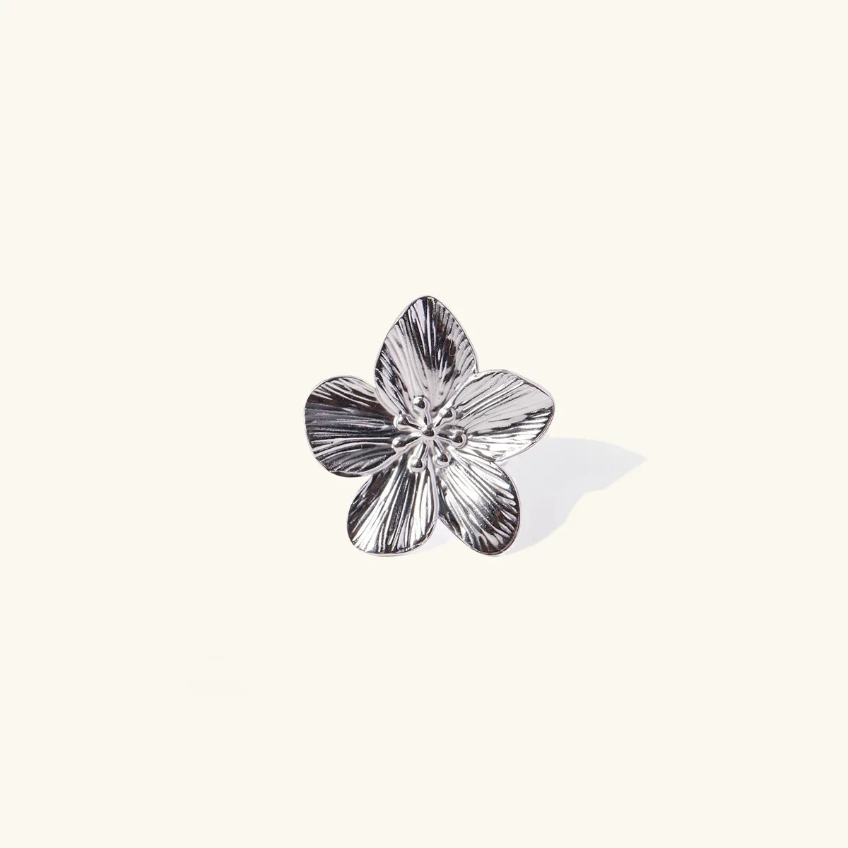 [Royal&Vicky]Alina Silver Petal Ring