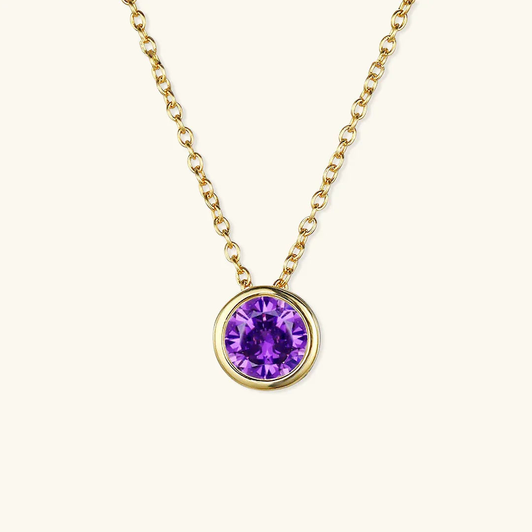 [Royal&Vicky]Amelia Birthstone Necklace